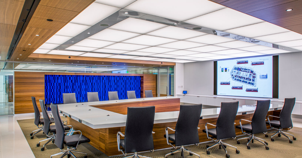 Cooledge luminous ceilings conference rooms